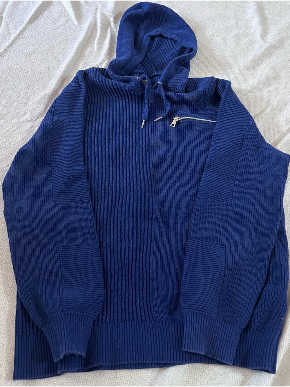 Men’s INC International Concepts Men's Navy Ribbed Sweater - XL